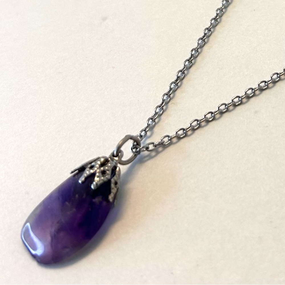 Amethyst Necklace - Picture 7 of 9